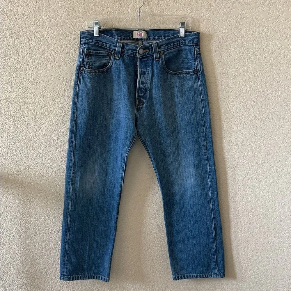 Levi's Men's 501 Original Fit Jeans Straight Leg Button Fly 100% Cotton